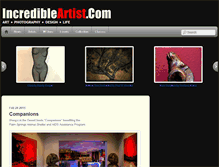 Tablet Screenshot of incredibleartist.com